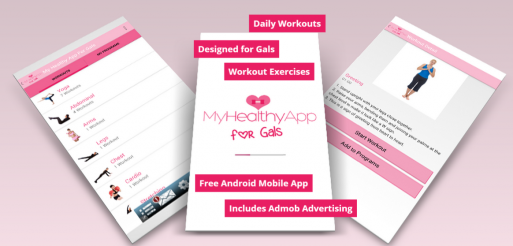 My Healthy App For Gals Mobile Application