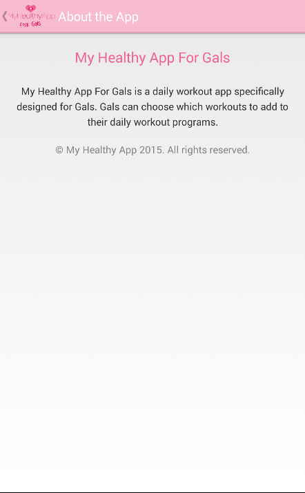 My Healthy App For Gals Screenshot 9