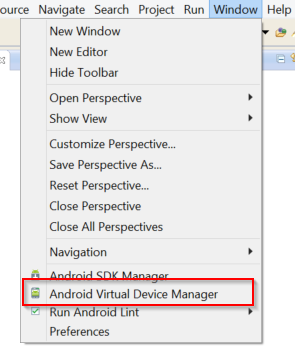 SDK Manager and Android Virtual Device